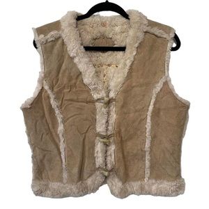 Wilsons Leather Faux Fur Vest